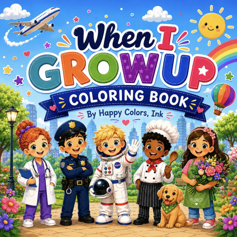 When I Grow Up Coloring Book